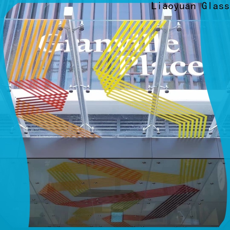 Liaoyuan Glass professional ceramic printed glass factory direct supply for promotion