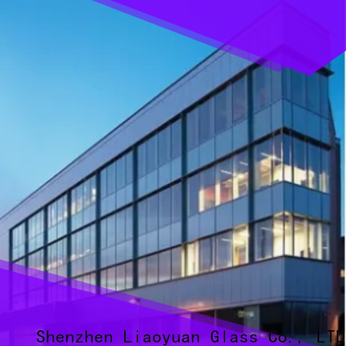 Liaoyuan Glass curved glass from China for promotion