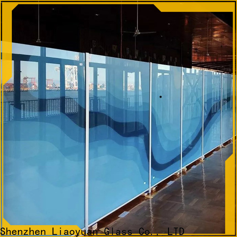Liaoyuan Glass factory price digital print glass with good price bulk production