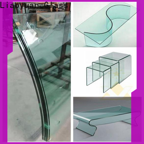 Liaoyuan Glass oem standard bent glass design for sale