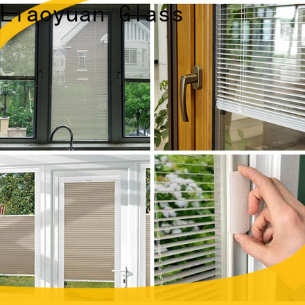 Liaoyuan Glass cheap Insulating Glass with Integral Blinds series for sale