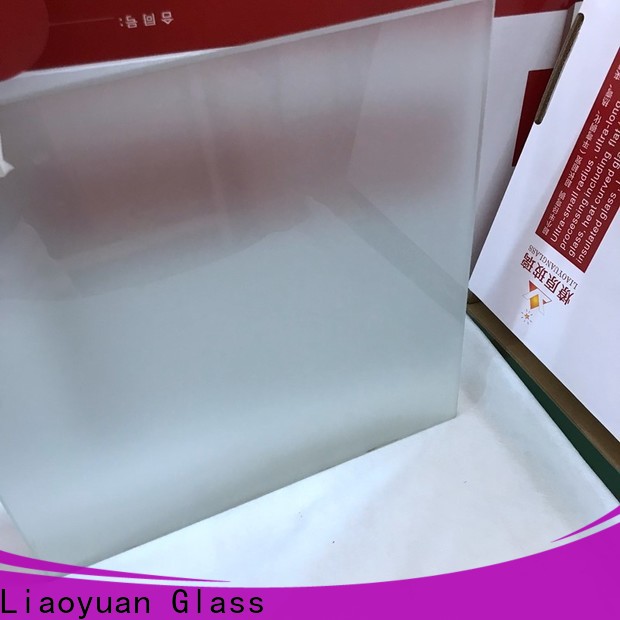 new acid etched toughened glass manufacturer with high cost performance