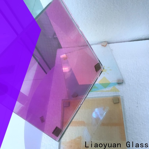 Liaoyuan Glass popular rainbow frosted glass factory bulk buy
