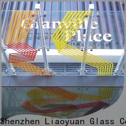 Liaoyuan Glass ceramic printing on glass manufacturing bulk production