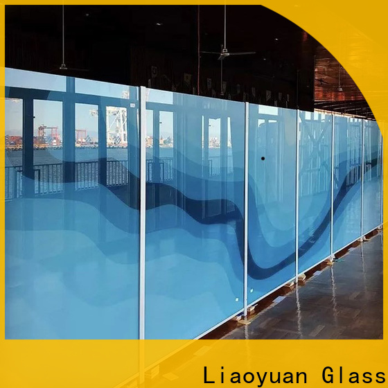 Liaoyuan Glass digital printing on toughened glass best supplier for sale