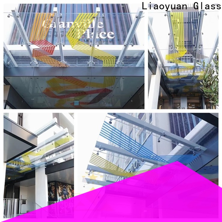 Liaoyuan Glass latest printed glass designs bulks with high cost performance