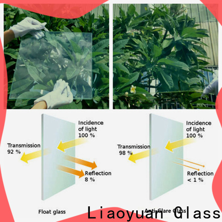 Liaoyuan Glass popular anti reflective coating glasses factory direct supply for sale