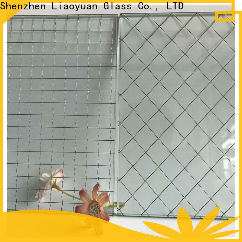 Liaoyuan Glass popular types of wired glass best manufacturer for promotion