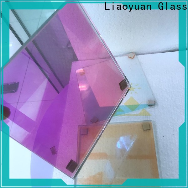 Liaoyuan Glass worldwide rainbow frosted glass manufacturer for sale