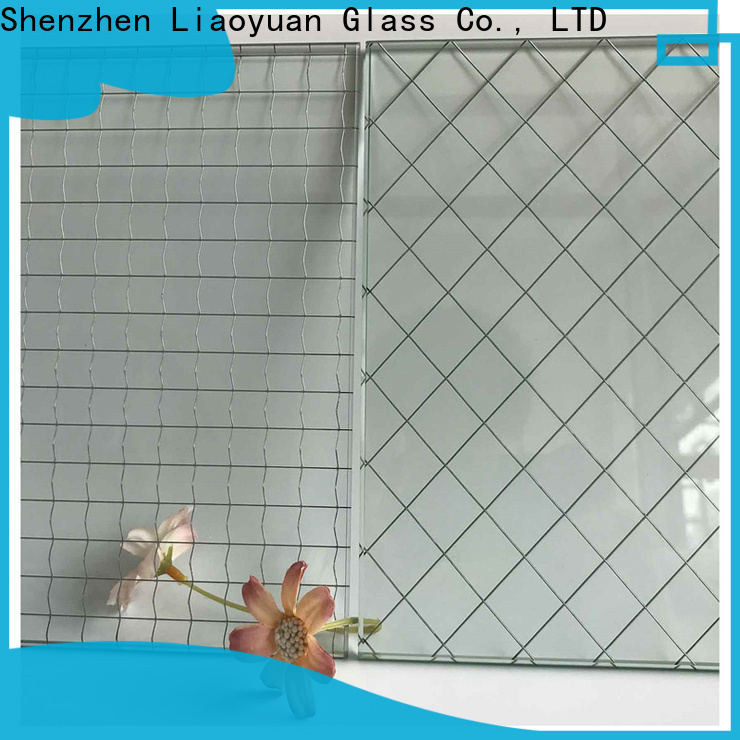 Liaoyuan Glass hot selling wire mesh laminated glass wholesale distributors bulk buy
