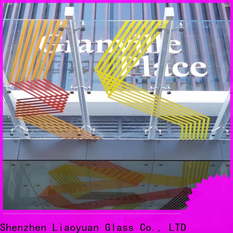 Liaoyuan Glass ceramic printed glass factory price for sale