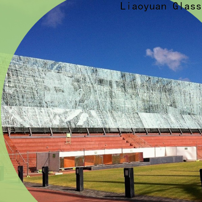 Liaoyuan Glass silk printing on glass bulks bulk production