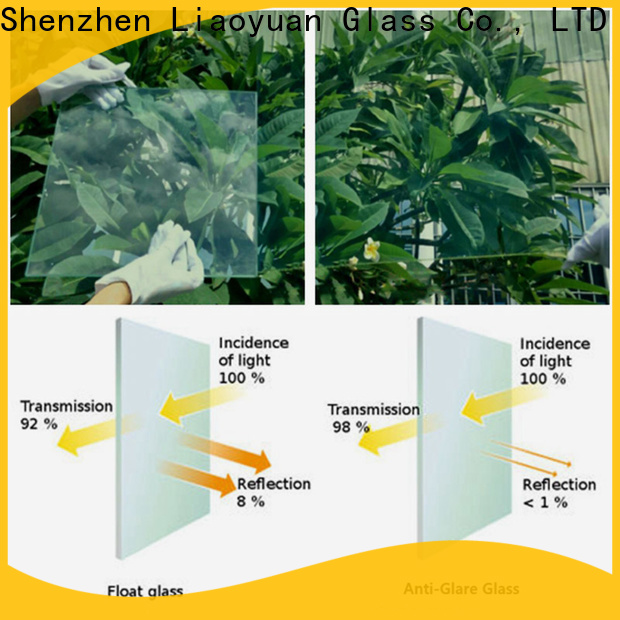 Liaoyuan Glass top glare resistant glasses factory direct supply with high cost performance
