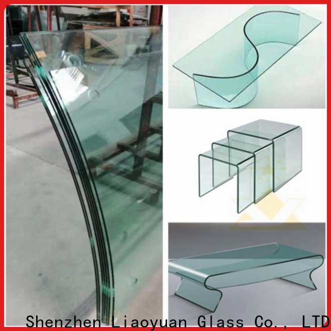 high quality curved and bent glass series bulk production