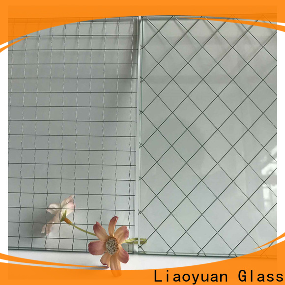 Liaoyuan Glass fire rated wire glass factory direct supply for sale