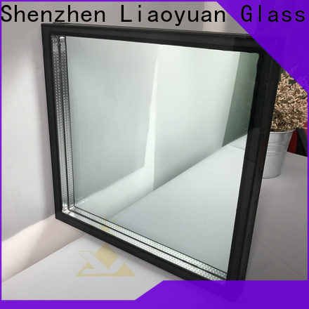 Liaoyuan Glass cheap one way mirror glass front door in bulk for promotion