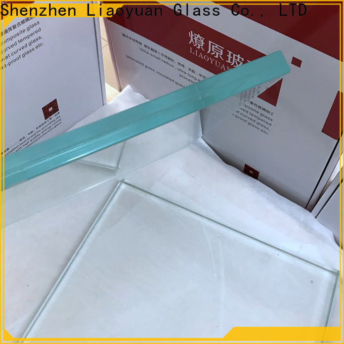 Liaoyuan Glass laminated glass panels cost company for sale
