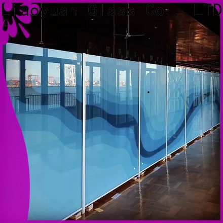 Liaoyuan Glass professional ceramic printing on glass factory for promotion