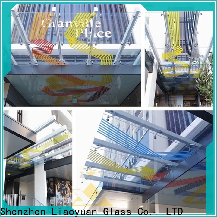 Liaoyuan Glass digital glass printing designs manufacturing for promotion
