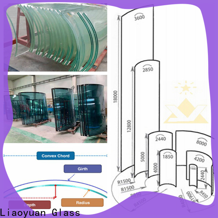 Liaoyuan Glass curved glass design factory with high cost performance