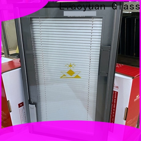 Liaoyuan Glass factory price Insulating Glass with Integral Blinds inquire now bulk buy