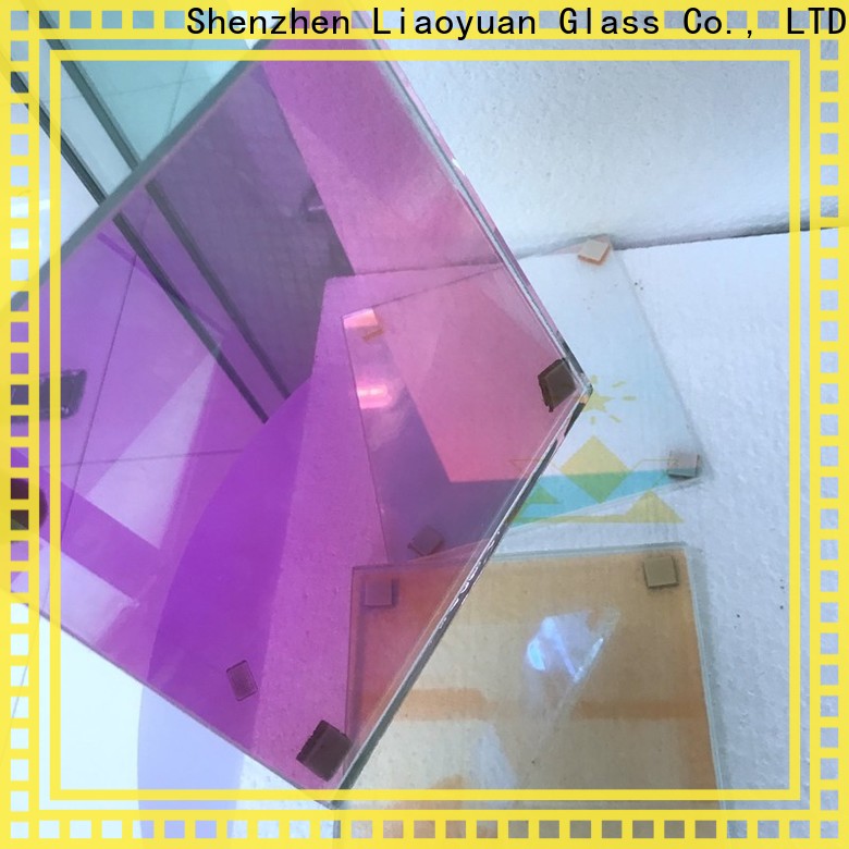 Liaoyuan Glass factory price rainbow stained glass best supplier for sale