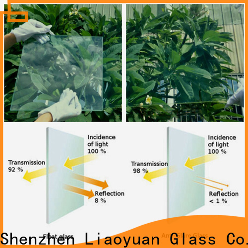 Liaoyuan Glass top non reflective glasses best supplier for promotion