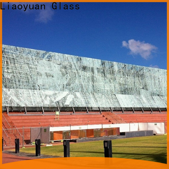 Screen Printing Glass Supplier 17.52mm Silk Screen Laminated Glass For Rainscreen Systems