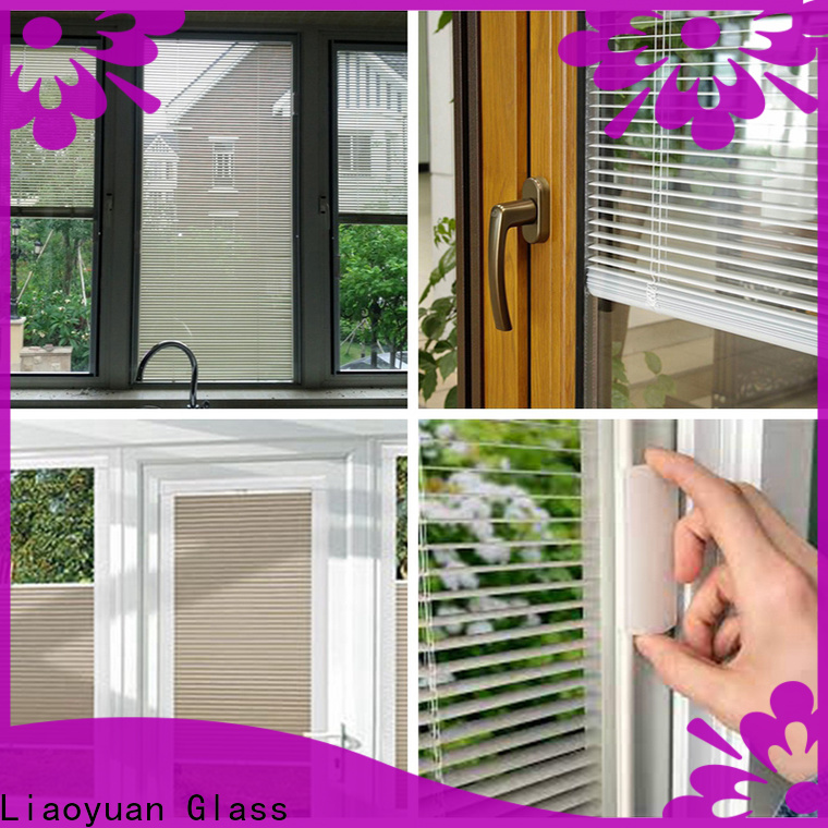 Liaoyuan Glass quality Insulating Glass with Integral Blinds in bulk with high cost performance