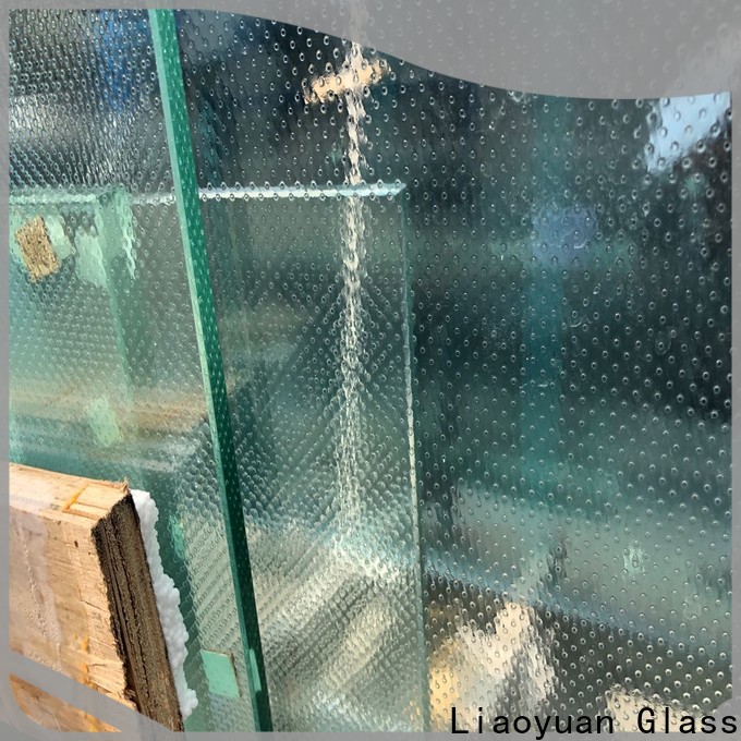 Liaoyuan Glass acid etching glass in bulk with high cost performance