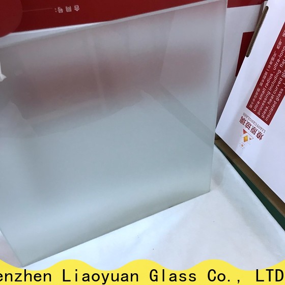 Liaoyuan Glass latest acid frosted glass manufacturer bulk production