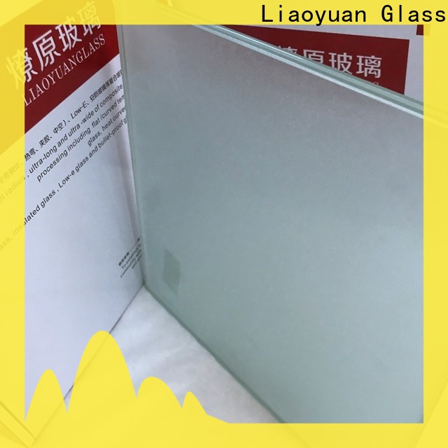 Liaoyuan Glass sandblasting tempered glass manufacturing with high cost performance