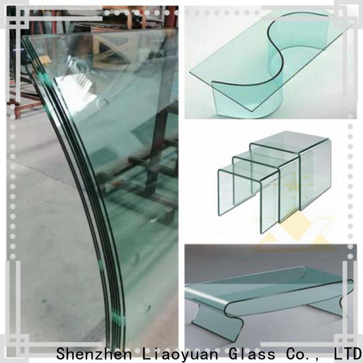 Liaoyuan Glass oem curved and bent glass factory direct supply bulk production