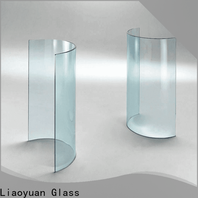 Liaoyuan Glass curved shower glass panels supplier for promotion