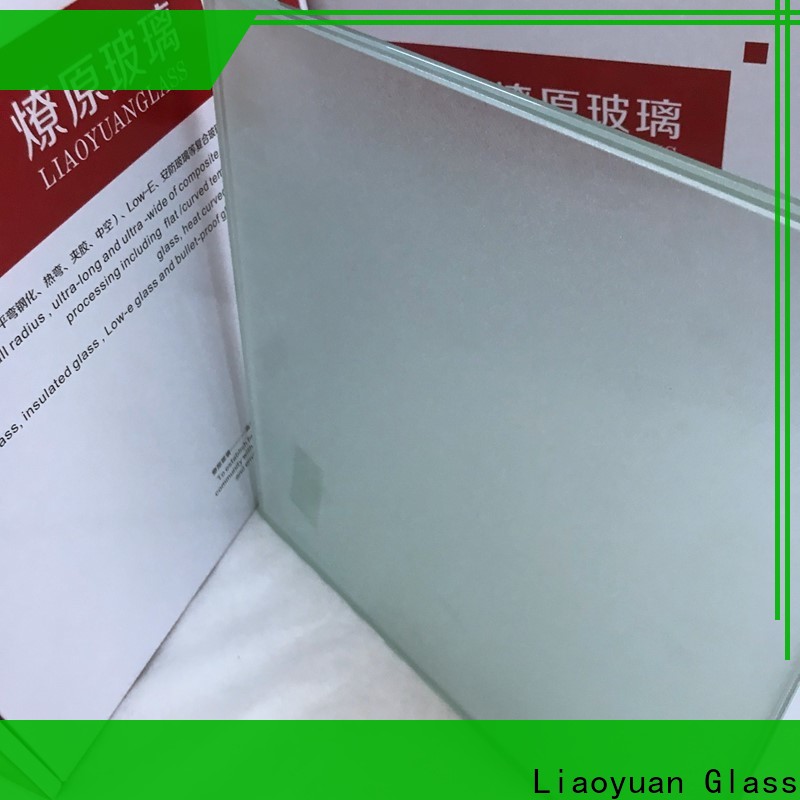 quality sandblasted glass bulk for sale