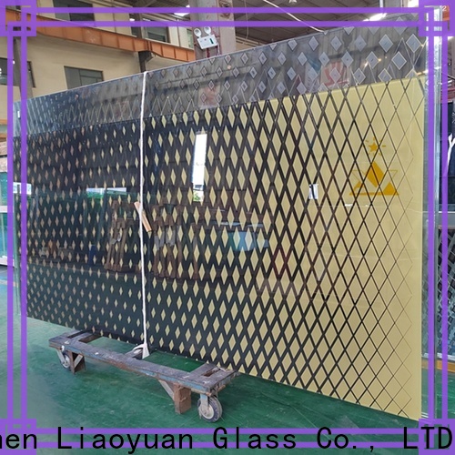 Liaoyuan Glass digital printing on toughened glass factory direct supply for sale