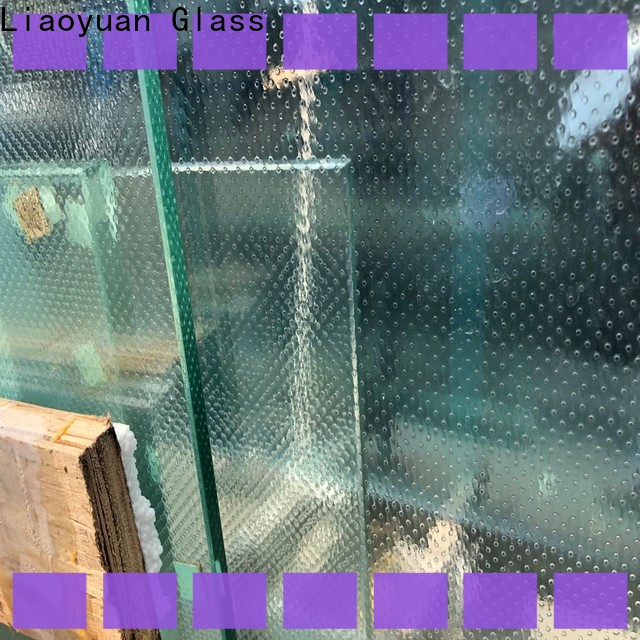 Liaoyuan Glass worldwide acid etched glass cost bulks for sale