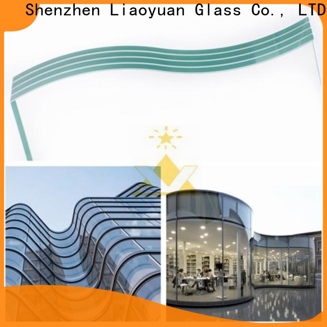 popular curved glass company factory price for promotion