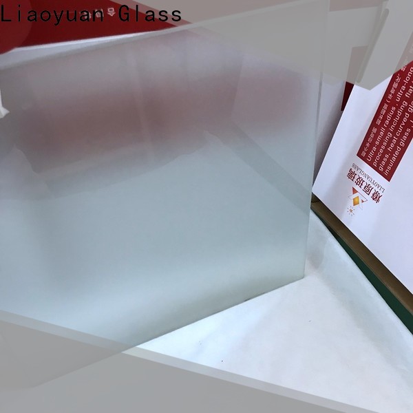 Liaoyuan Glass glass acid etching designs best supplier for sale