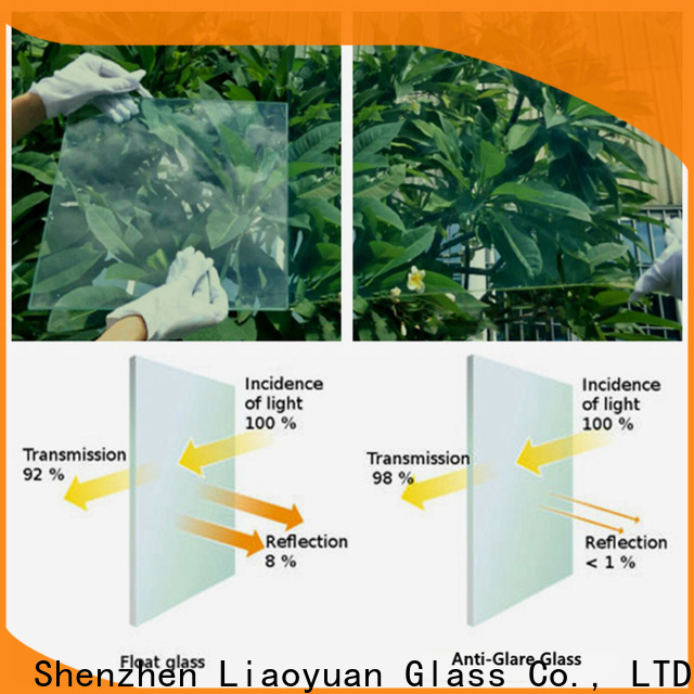 Liaoyuan Glass top quality anti glare glasses price suppliers bulk production