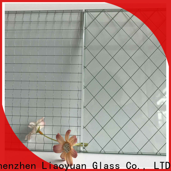 Liaoyuan Glass high quality security glass with wire mesh wholesale for promotion