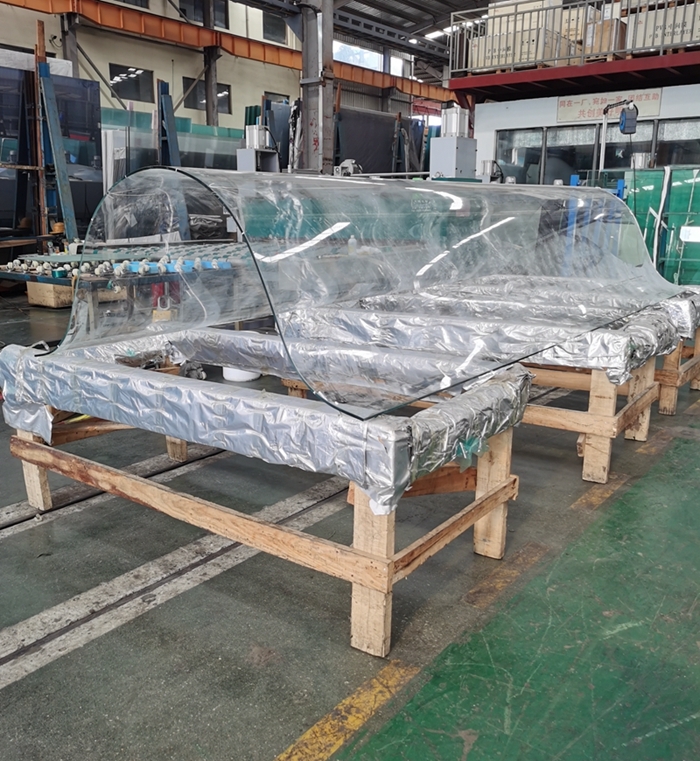 Best Quality 10+10 Hot Bending Curved Laminated Glass Factory